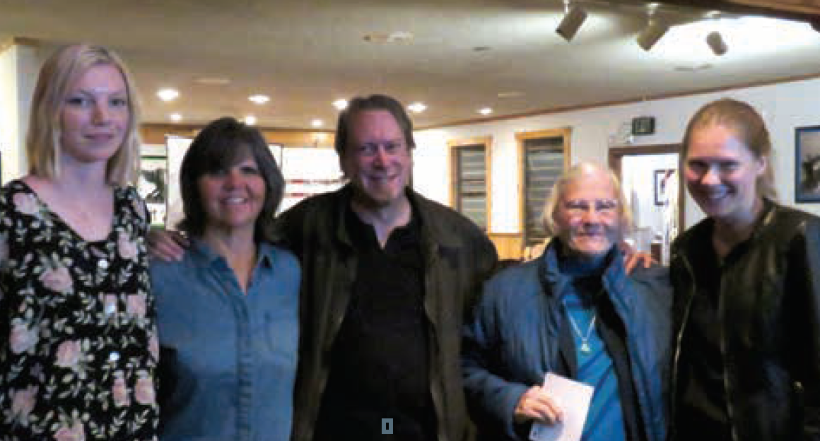 Some players in the Doc Susie documentary. From L to R: Clarissa Guy of Rocky Mountain PBS, the co-owner of Adolfs Gigi Dominguez, Tim Niklas and Ida Sheriff of the GCHA, and program manager for the office of Colorado Film and Media, Taylor Tschida. Some players in the Doc Susie documentary. From L to R: Clarissa Guy of Rocky Mountain PBS, the co-owner of Adolfs Gigi Dominguez, Tim Niklas and Ida Sheriff of the GCHA, and program manager for the office of Colorado Film and Media, Taylor Tschida.