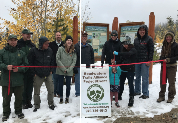 Headwaters Trail Alliance (HTA) celebrates the redesign of a popular trail in Winter Park to make it more sustainable and more user friendly. The project was a collaboration between HTA, the Unites States Forest Service and the Towns of Winter Park and Fraser, which have been their primary funding partners. In the future, HTA hopes to work more with Kremmlng.